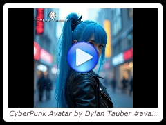 CyberPunk Avatar by Dylan Tauber #avatar #cyberpunk #electronicmusic #DylanTauber #music