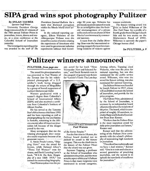 Pulitzer Prize 1994